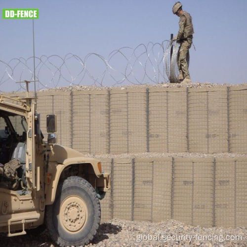 Mesh Gabion Defensive Barrier Military Gabion Barrier Manufactory